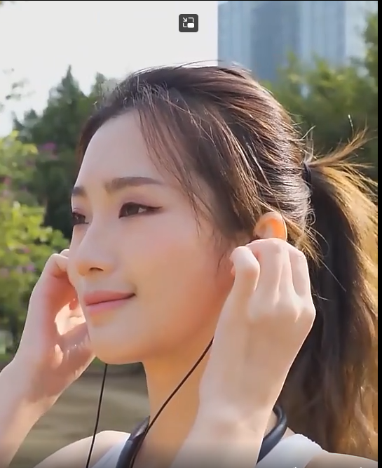 New wireless bluetooth headset running sports binaural hanging neck head in-ear ultra-long standby anti-sweat