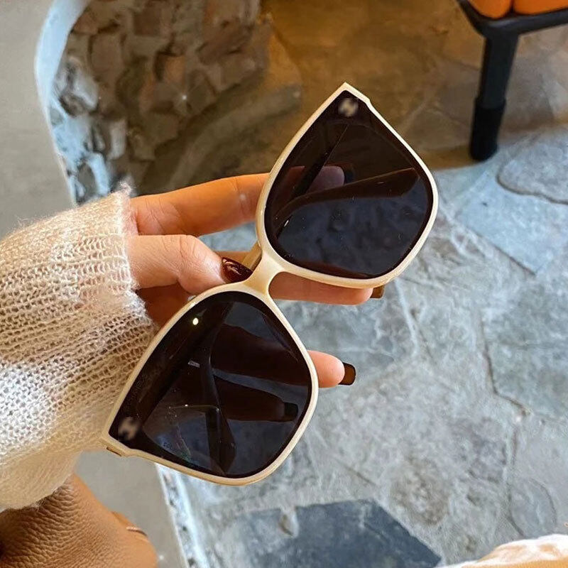 2021 New Small Fragrance Style Polarized Sunglasses Women's Fashion Sunglasses Net Celebrity Street Star Star Makeup Glasses Fashion Sunglasses Polarized Sunglasses