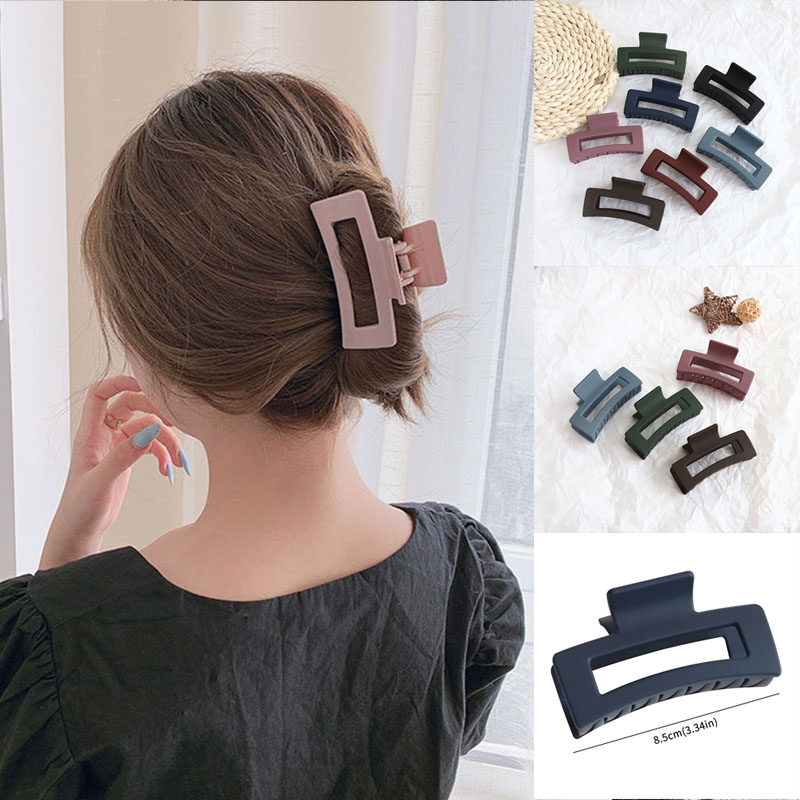 Korean ins sweet girl bright color hair claw clip for women girls