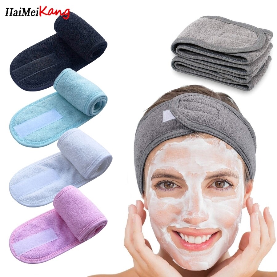 Korean Velcro Headband Versatile Wash Face Headband Sports Yoga Makeup Hair Band Beauty Headdress