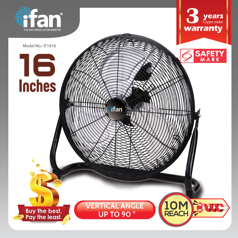 iFan Air Circulator, High Velocity Fan, 16 Inch (IF1816)