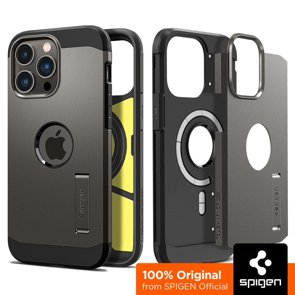 SPIGEN Case for iPhone 14 Series [Tough Armor Mag Fit] Military-Grade Shock Absorption Case for a Stronger MagSafe Hold / iPhone 14 Case / iPhone 14 Casing