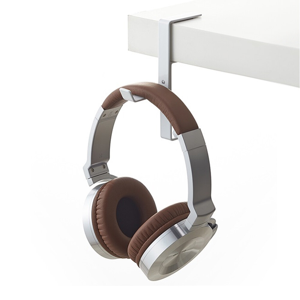 BlueWow Headphone Holder Display Desk Mount Universal Hanger Headset Stand Durable Bracket Space Saving Table Clamp JD039