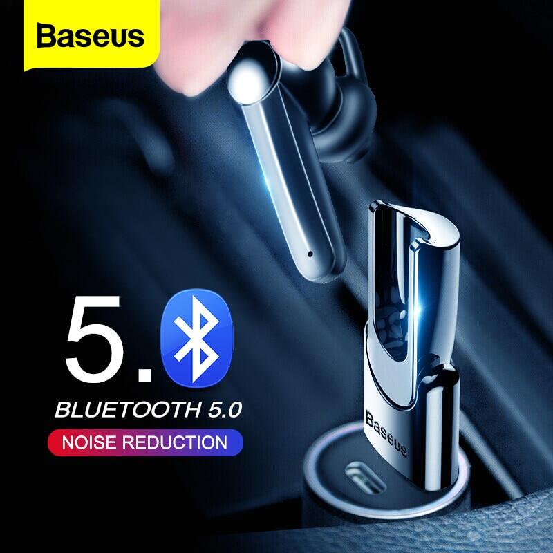 Baseus Magnetic Charging Wireless Bluetooth Earphone Bluetooth Headset Single Handsfree with Microphone