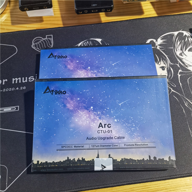 IKKO CTU01 Balanced Cable MMCX In-ear Monitor Headphone Upgrade Cable Wired Earphone 2.5/3.5/4.4 2Pin for OH10 OH2 Filo Moondrop