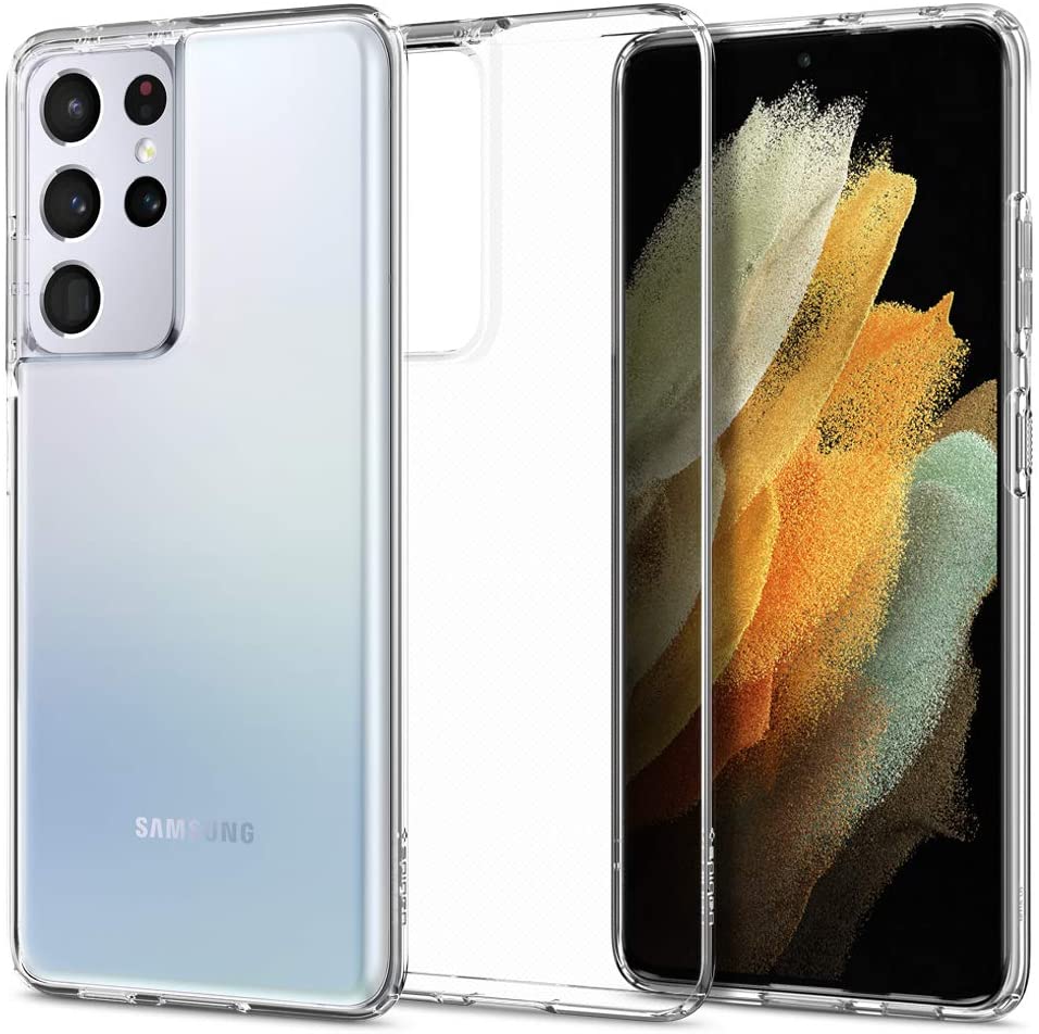Spigen Samsung Galaxy S21 Ultra Case Liquid Crystal Durable Flexible & Premium Clarity 2021