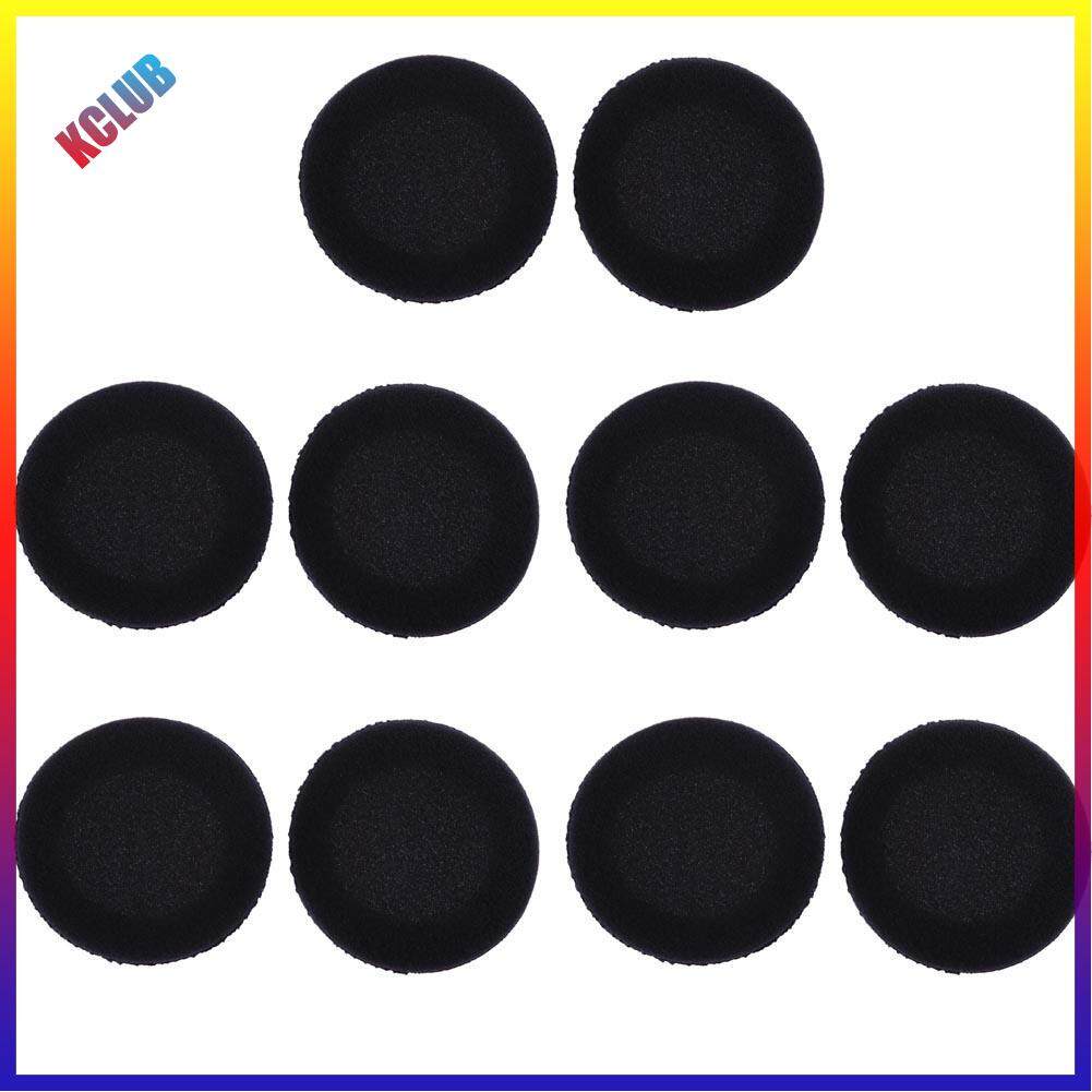 10 x 55mm Foam Pads Ear Pad Sponge Earpad Headphone Cover For Headset 2.15"