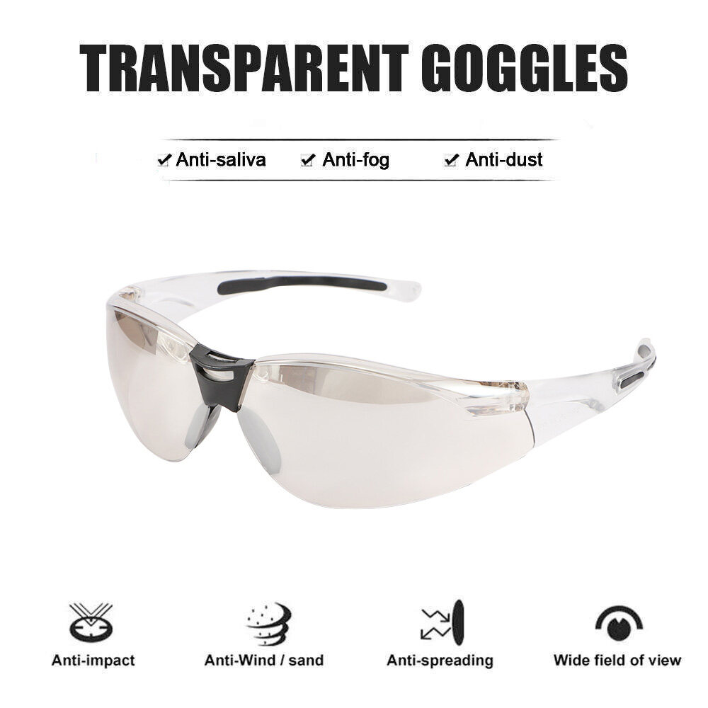 XIN52 Anti-Splash Outdoor Work Spectacles Anti-impact Cycling Safety Goggles Protection Glasses Eyewear Eye Protective