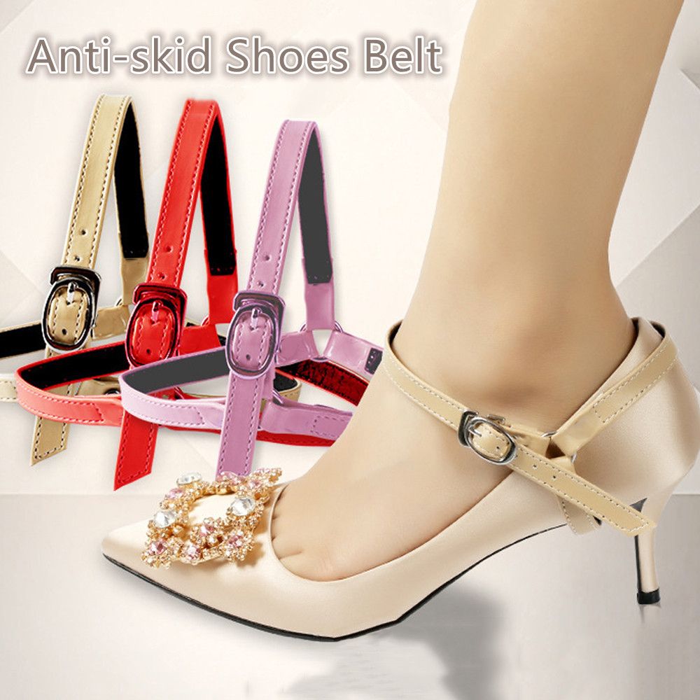 EWELLBE Wholesale Adjustable Metal Tip Shoes Band Bundle Shoelace Ankle Shoe Tie Anti-skid Shoes Belt High Heels Holding