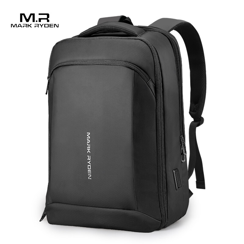Mark Ryden Slim Laptop Backpack Men Thin Back Pack 15.6 inch Work Man Backpack Business Bag Unisex Black Ultralight Backpack