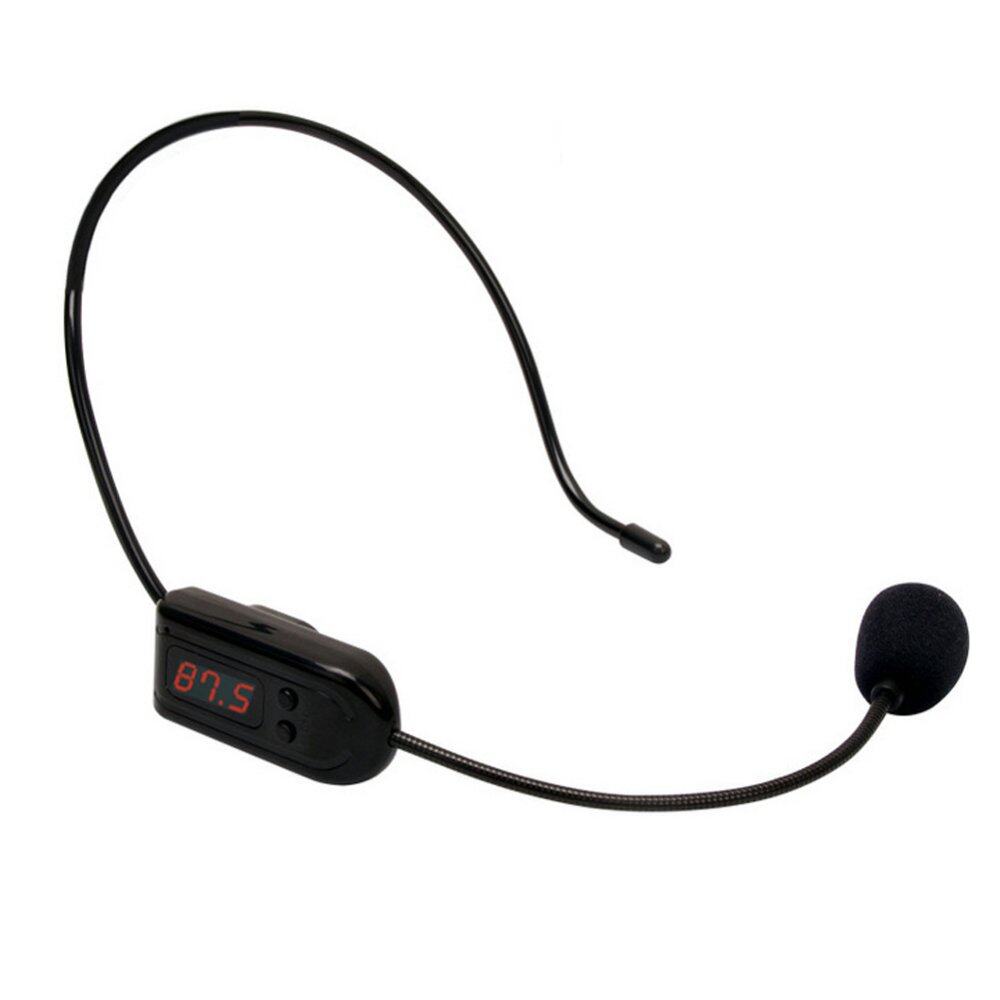 FM Wireless Microphone Headset Megaphone Radio Mic for Loudspeaker