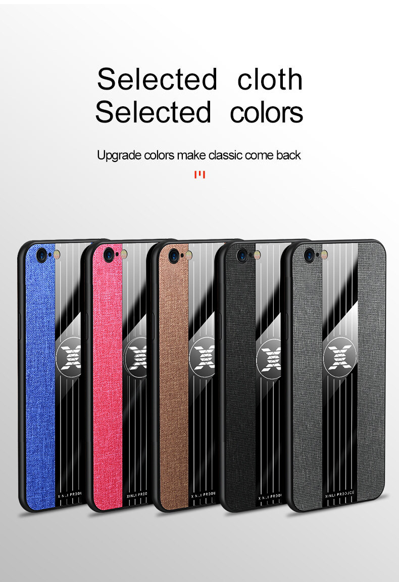 Hontinga Casing Case For Xiaomi Poco X3 NFC Case Pocophone X3 NFC Case Fabric Cloth Back Case With Metal Finger Ring Holder Matte Protective Sweat-proo Hard PC Cover Phone Case Shockproof Cases Coque 