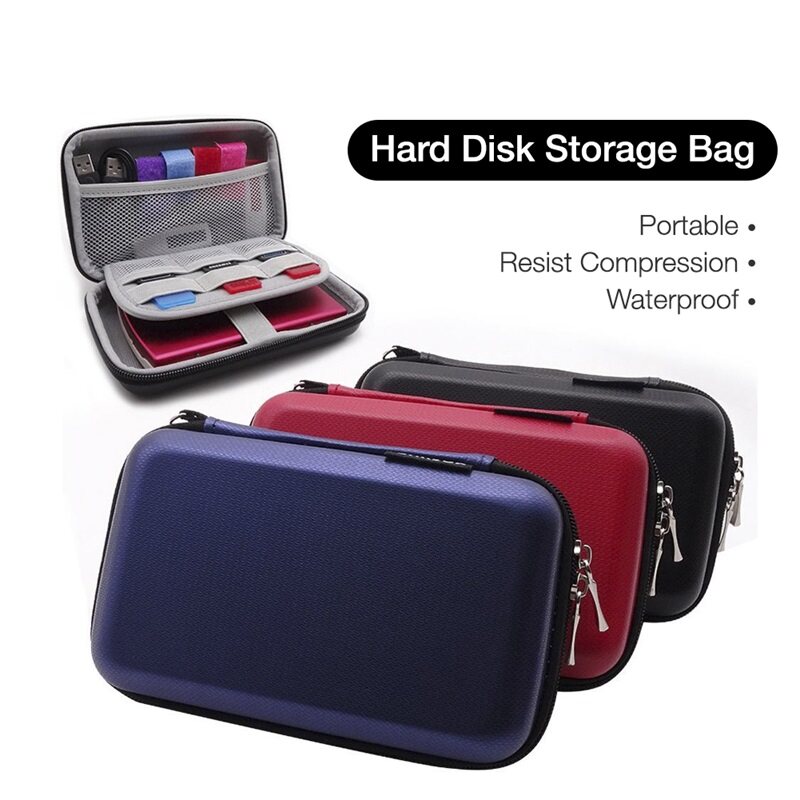 BlueWow BLACK Gaming headset bag square Storage Bag Bluetooth S07 Earbuds Case Protective Case Travel Bag Pouch Box  for Headset Earphones