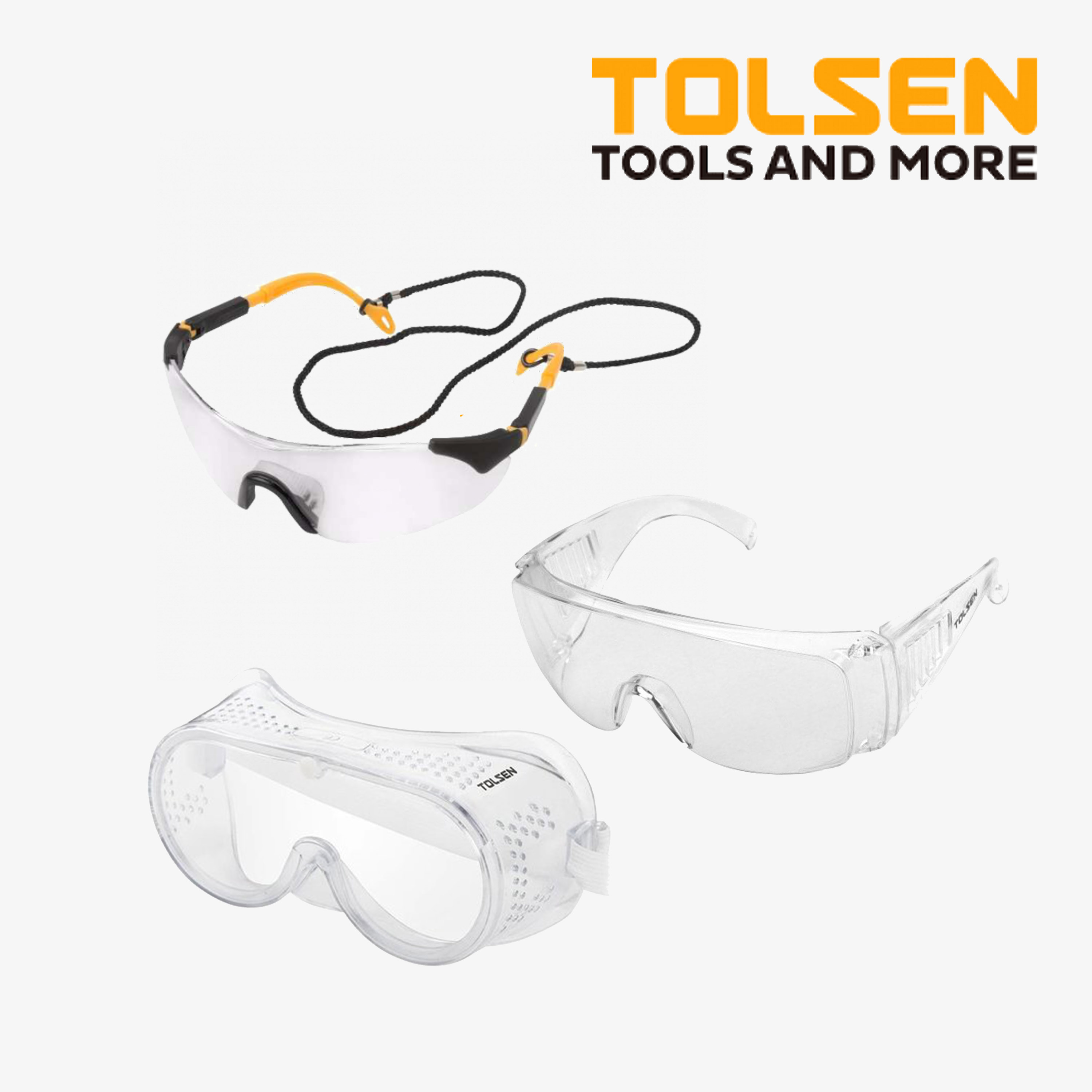 TOLSEN Safety Goggle Protective Glasses