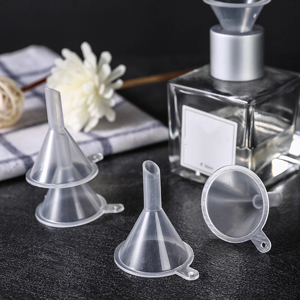 5pcs 3/5cmMini Small Oil Funnels Kitchen Special Tools For Perfume Diffuser Bottle Mini Laboratory Liquid Oil Funnels